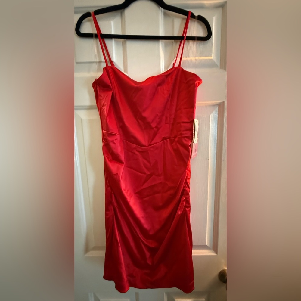 Emerald Sundae Vibrant Red Dress - XL